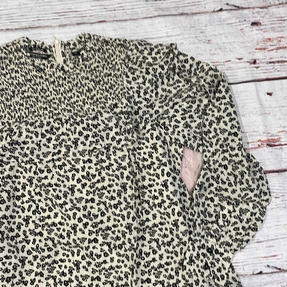 NWT Scotch and Soda short flowy dress with smock and frill detail - Picture 8 of 11